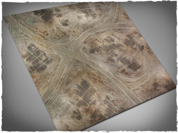 Deep-Cut Studio Game Mat - Ash Wasteland