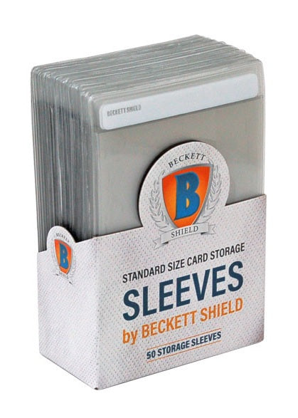 Beckett Shield Storage Sleeves Standard Cards (50)