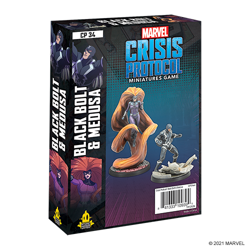 Marvel Crisis Protocol Black Bolt and Medusa