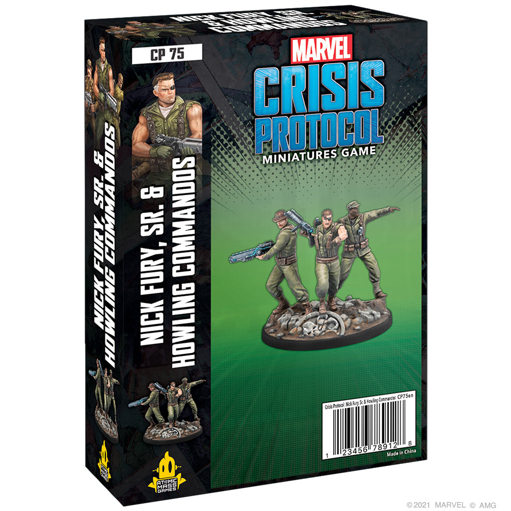 Marvel Crisis Protocol Nick Fury Sr & the Howling Commandos