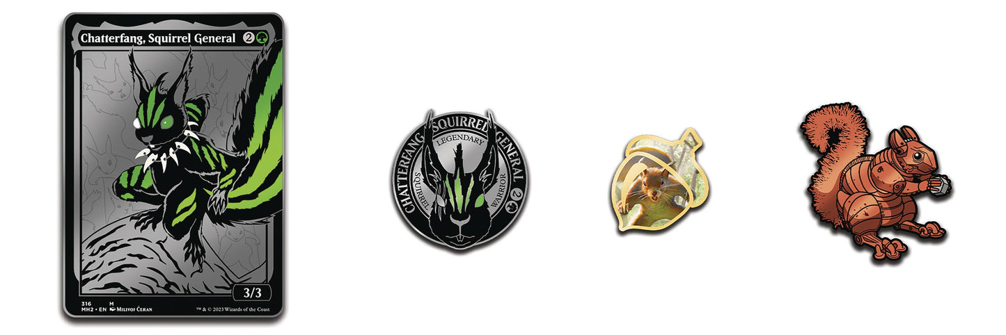 Magic the Gathering Squirrel Collection 4pc Set