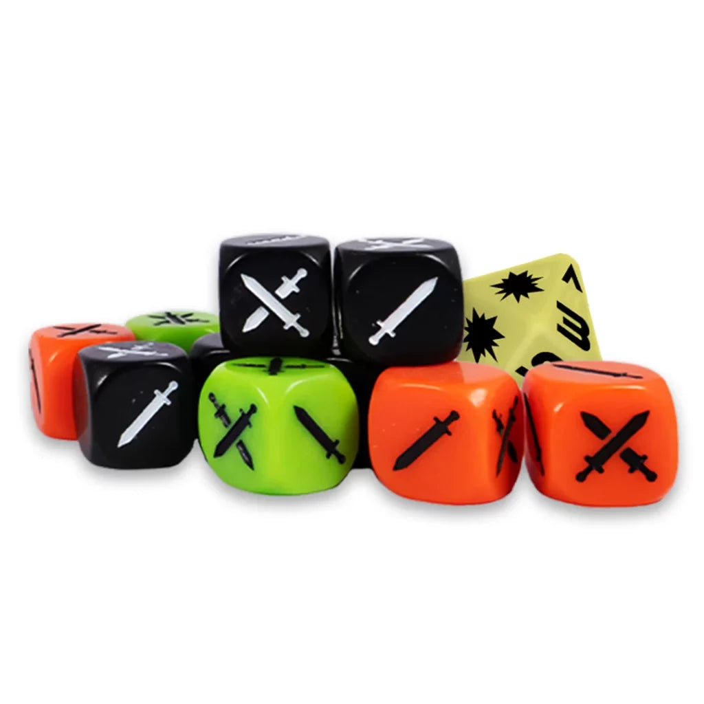 Mantic Epic Warpath Command Dice and Targeting Dice Set