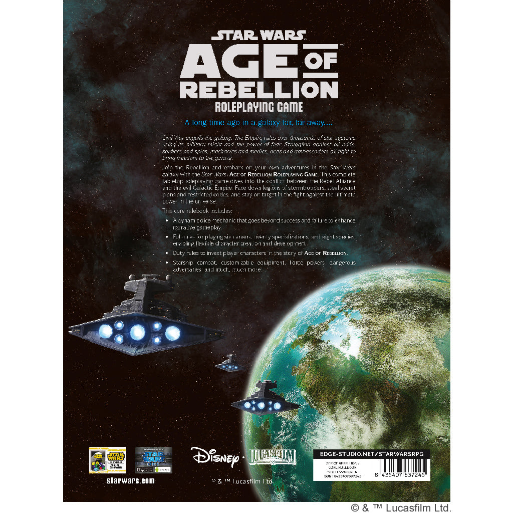 Star Wars: Age of Rebellion Core Rulebook