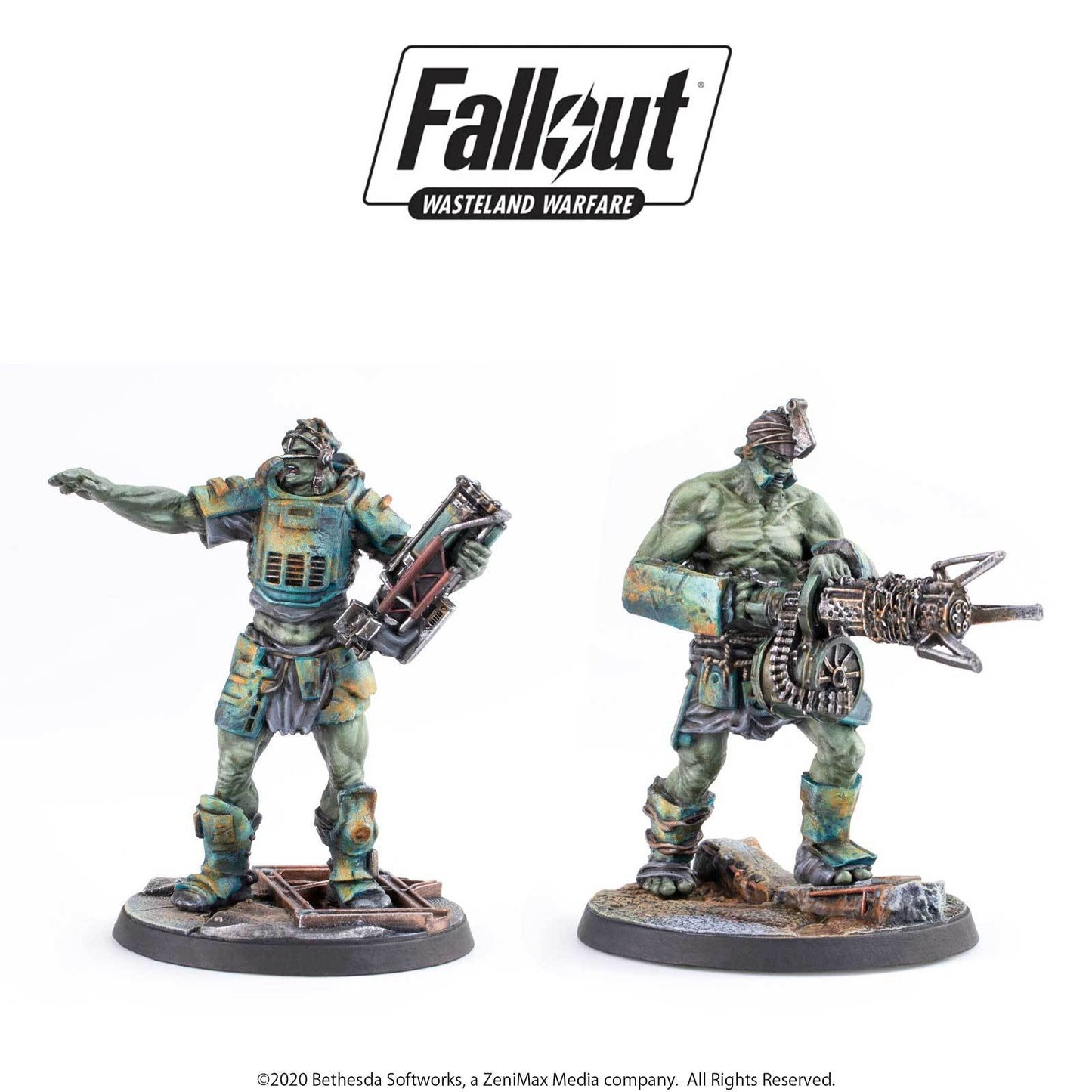 Fallout Wasteland Warfare Super Mutants: Overlord and Fist