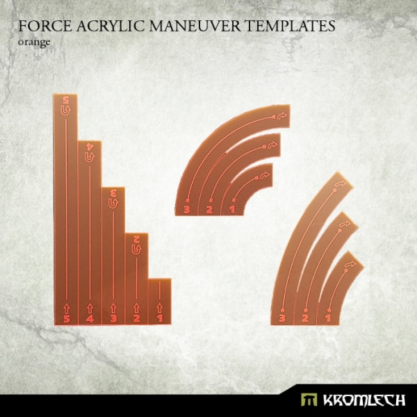 Kromlech Force Acrylic Maneuver Templates