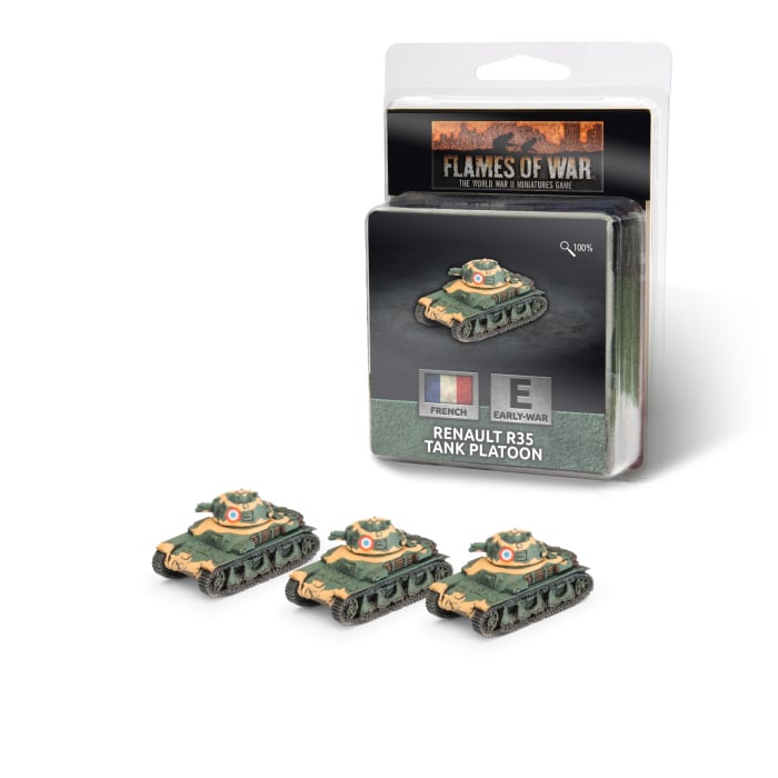 Flames of War Renault R-35 Tank Platoon