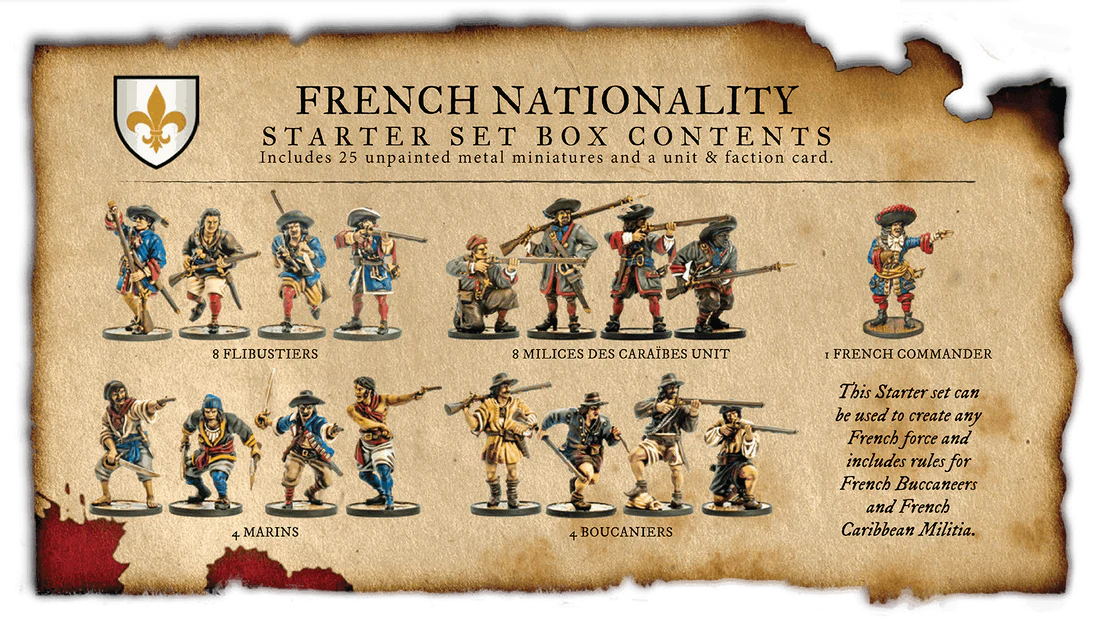 Blood & Plunder French Nationality Starter Set