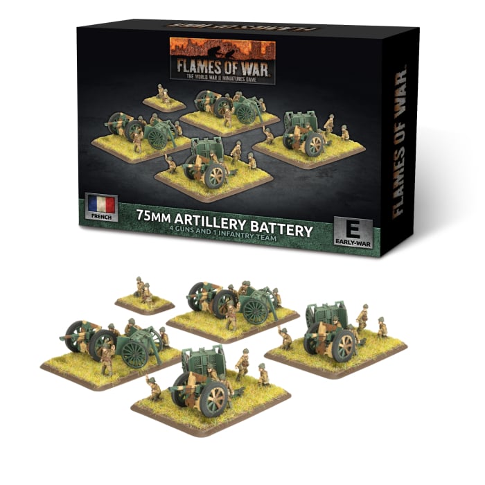 Flames of War 75mm Artillery Battery