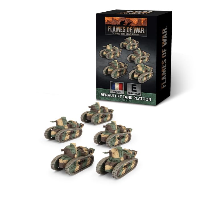 Flames of War Renault FT Tank Platoon