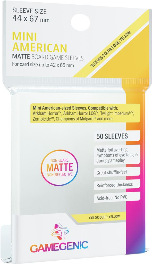 Matte Sleeves: Mini American (44 x 67mm)