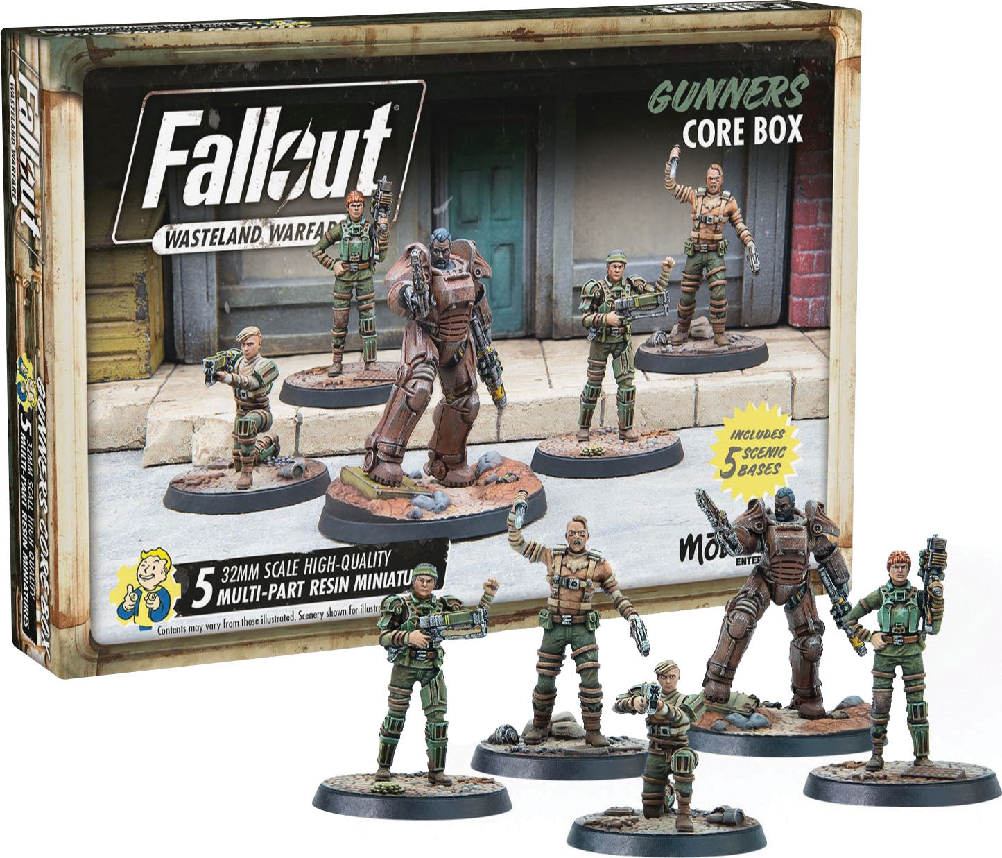 Fallout Wasteland Warfare Gunners Core Box