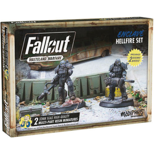 Fallout Wasteland Warfare Enclave Hellfire Set