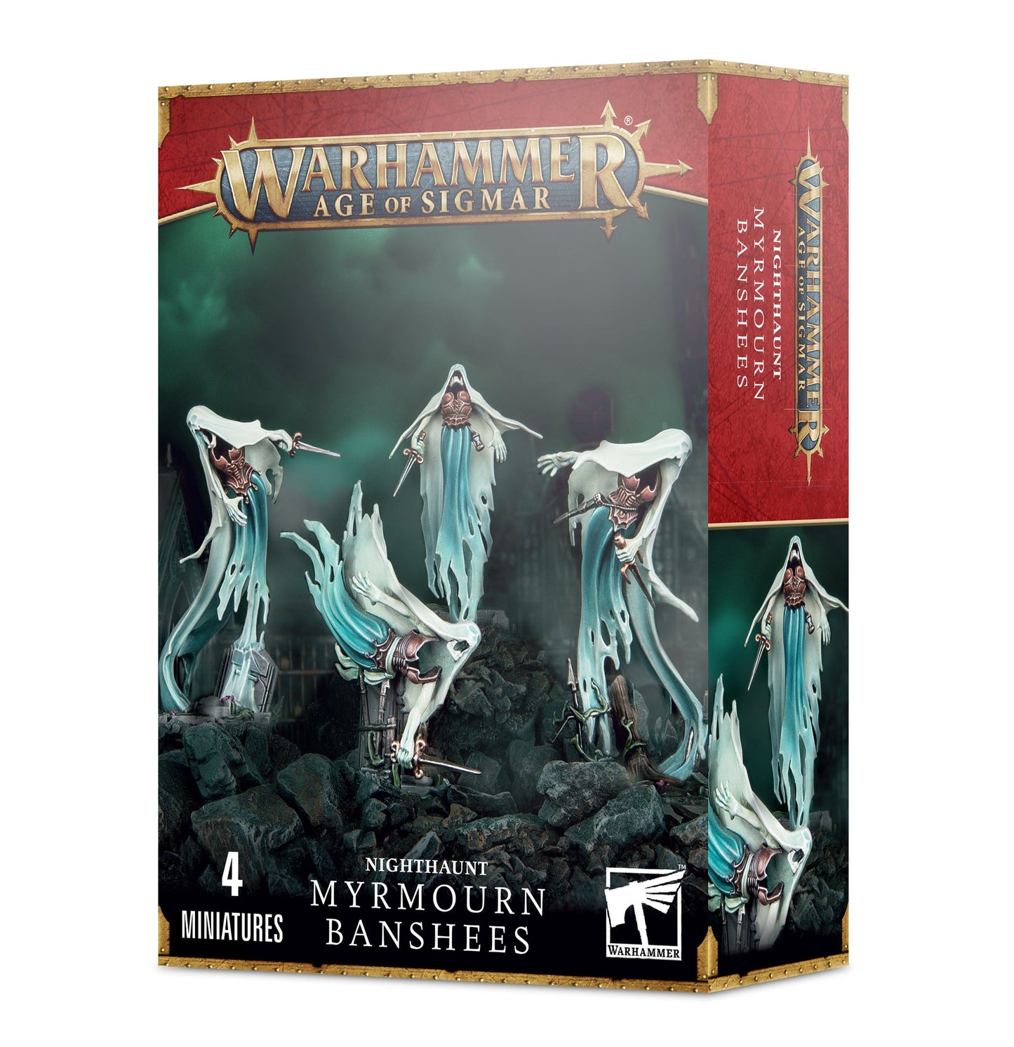 Age of Sigmar Nighthaunt Myrmourn Banshees