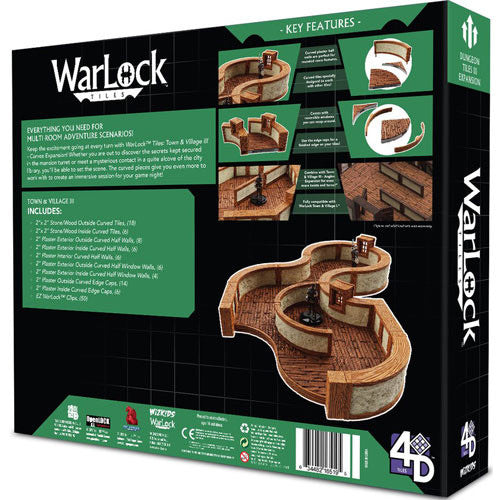 WarLock Tiles: Town & Village 3 - Curves Expansion