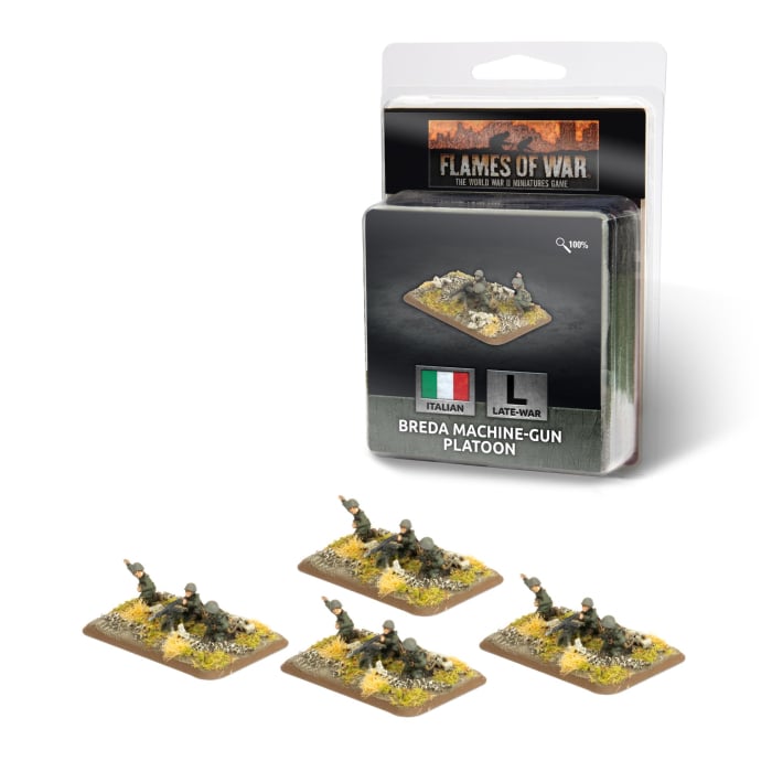 Italian Breda Machine-Gun Platoon