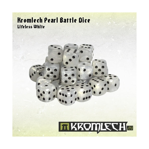 Kromlech Pearl Battle Dice 35x (12mm)