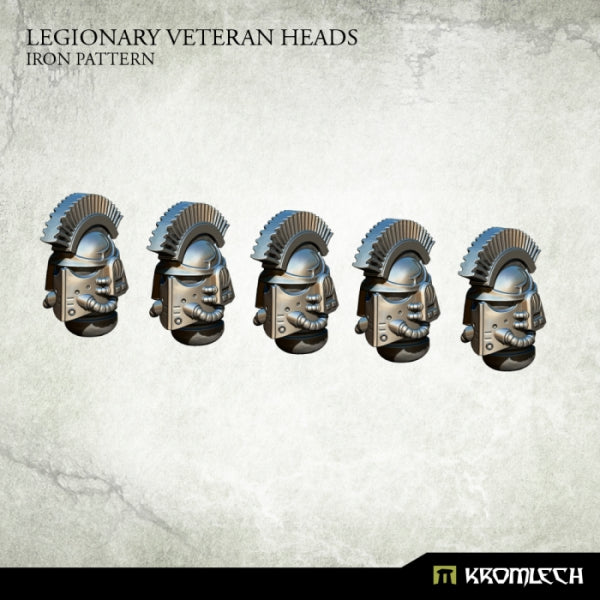 Kromlech Legionary Veteran Heads: Iron Pattern (5)