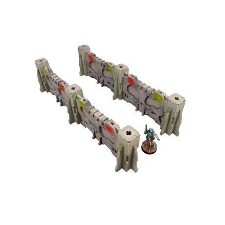 Infinity Sci-fi District 5 Walls - Straight