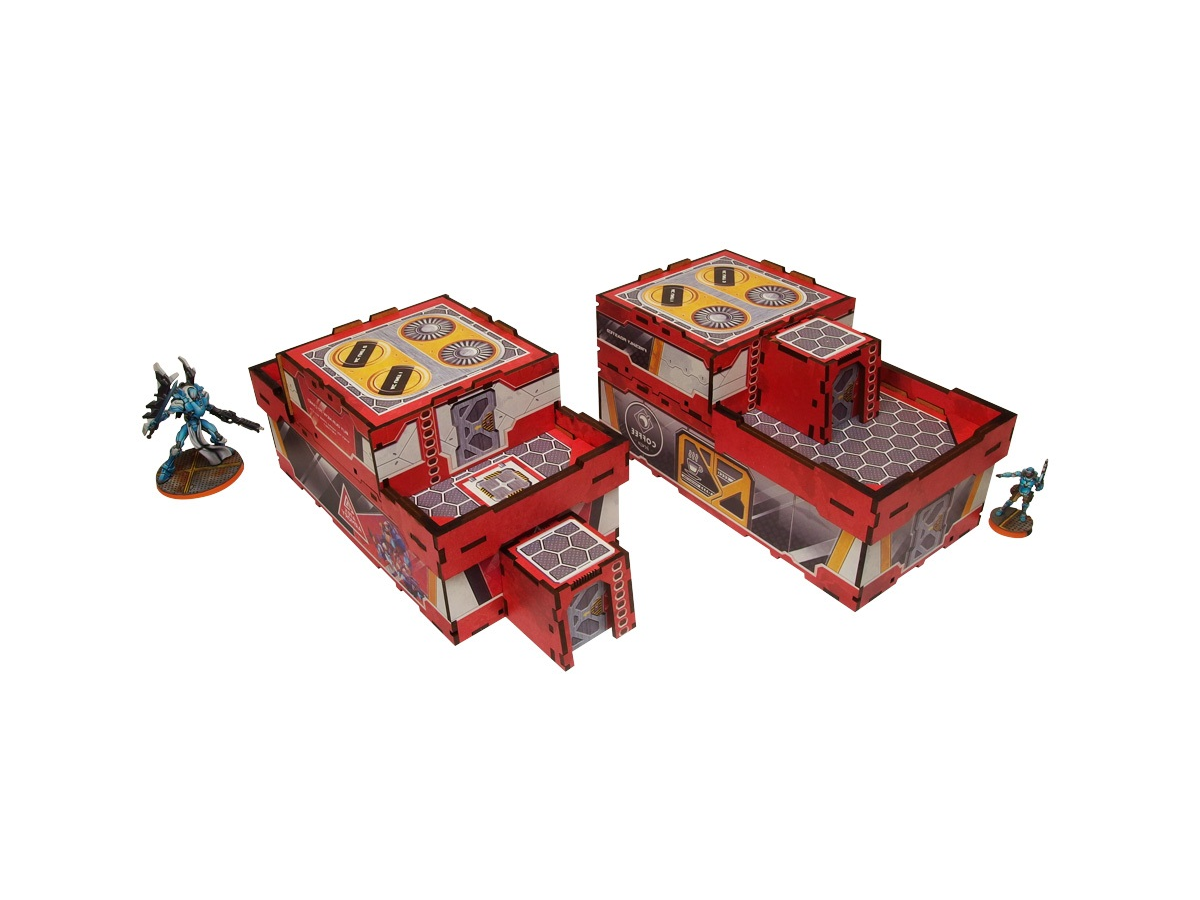 Infinity District 5 Shops 1 Prepainted (Red)