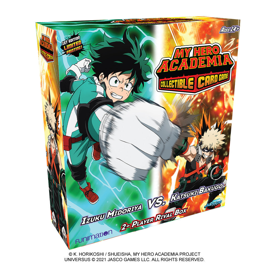My Hero Academia CCG Izuku vs Katsuki 2 Player Rival Deck