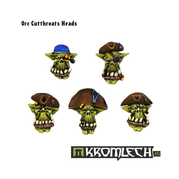 Kromlech Orc Cutthroats Heads (10)