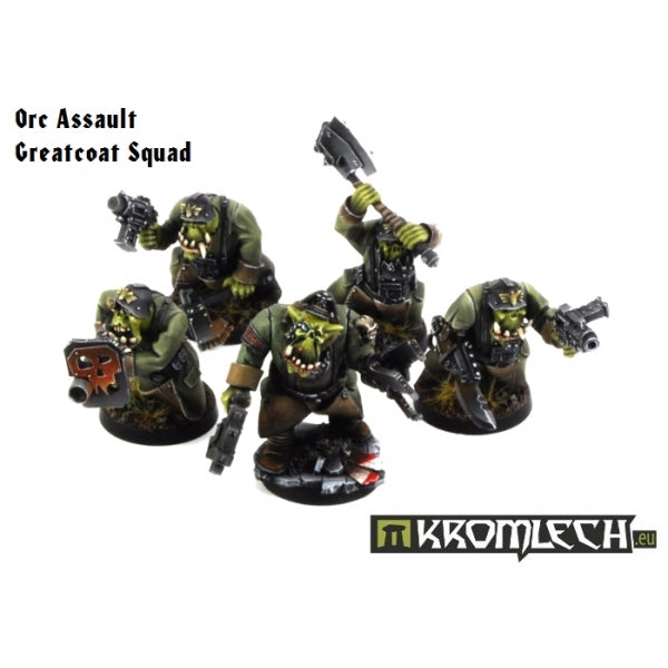 Kromlech Orc Assault Greatcoat Squad (10)