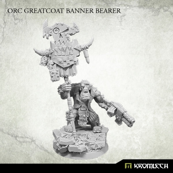 Kromlech Orc Greatcoat Banner Bearer