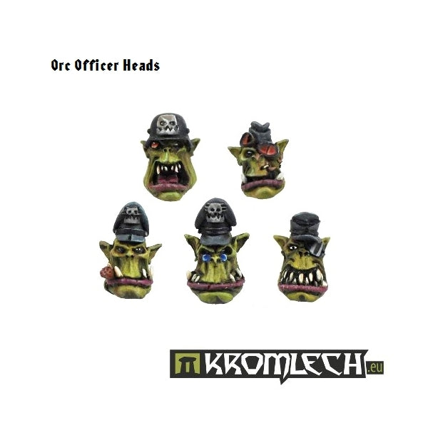 Kromlech Orc Officer Heads (10)