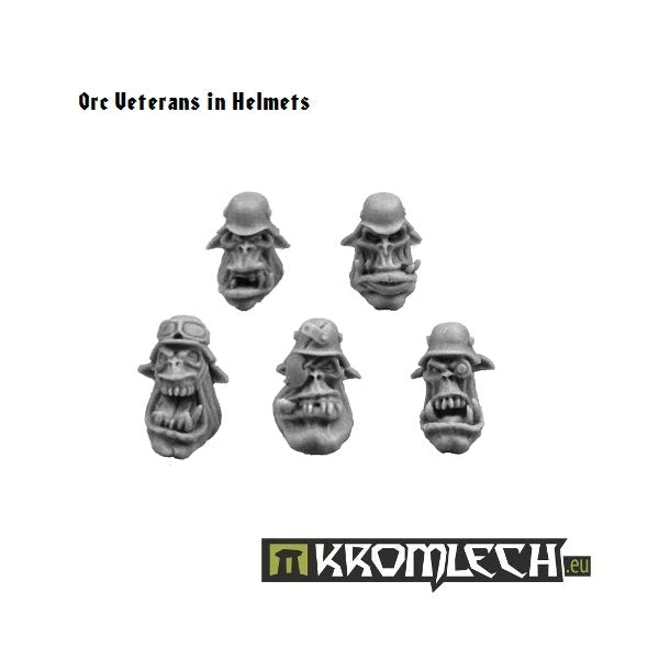 Kromlech Orc Veterans In Helmets (10)