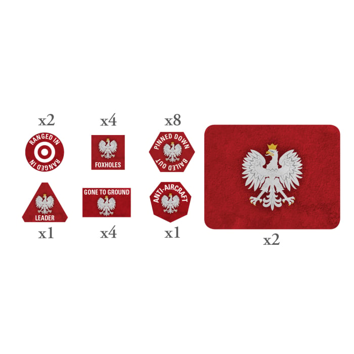 FOW Polish Token & Objective Set