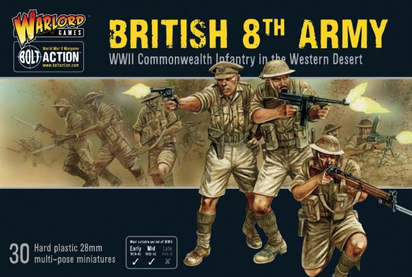 Bolt Action British 8th Army Infantry