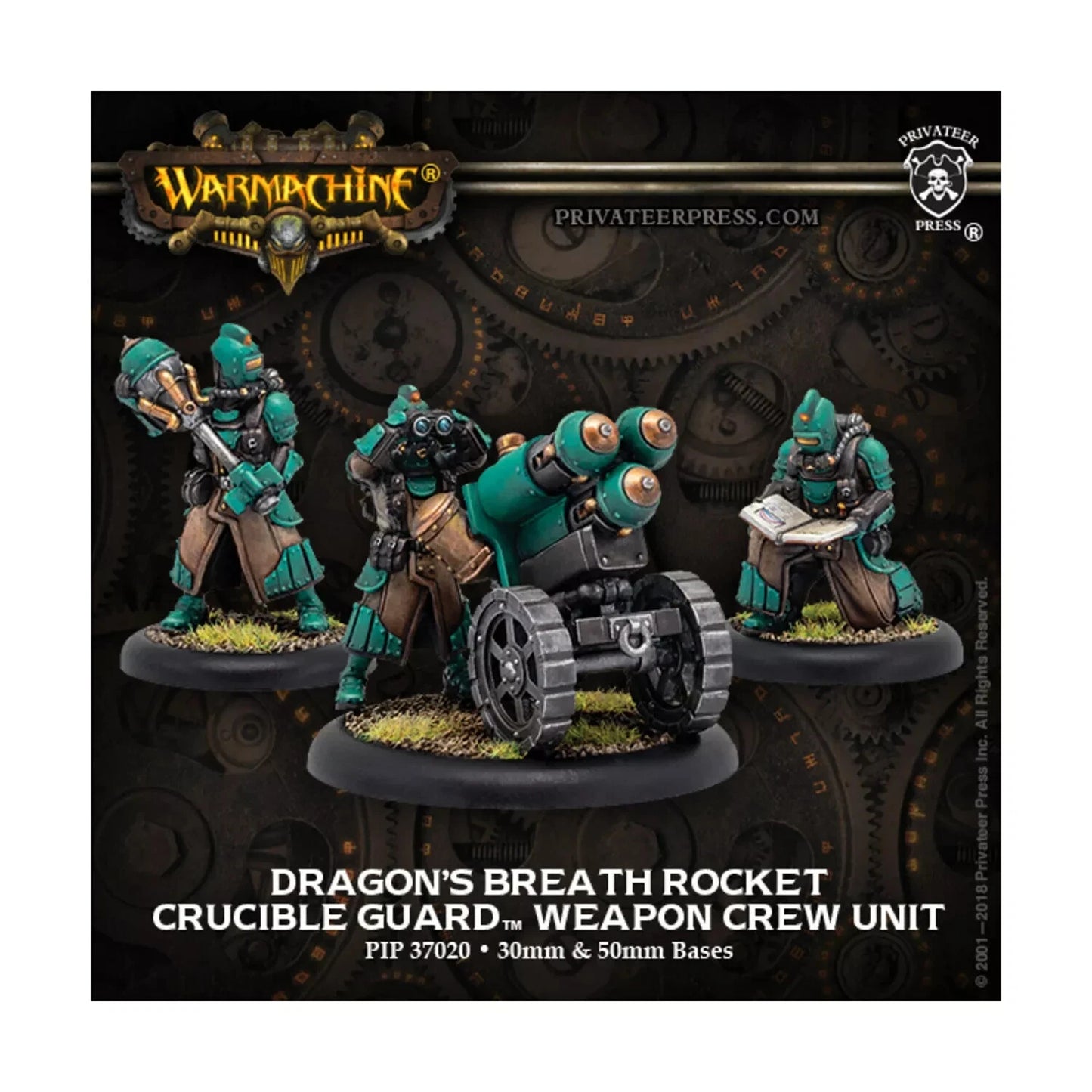Warmachine Crucible Guard Dragons Breath Rocket