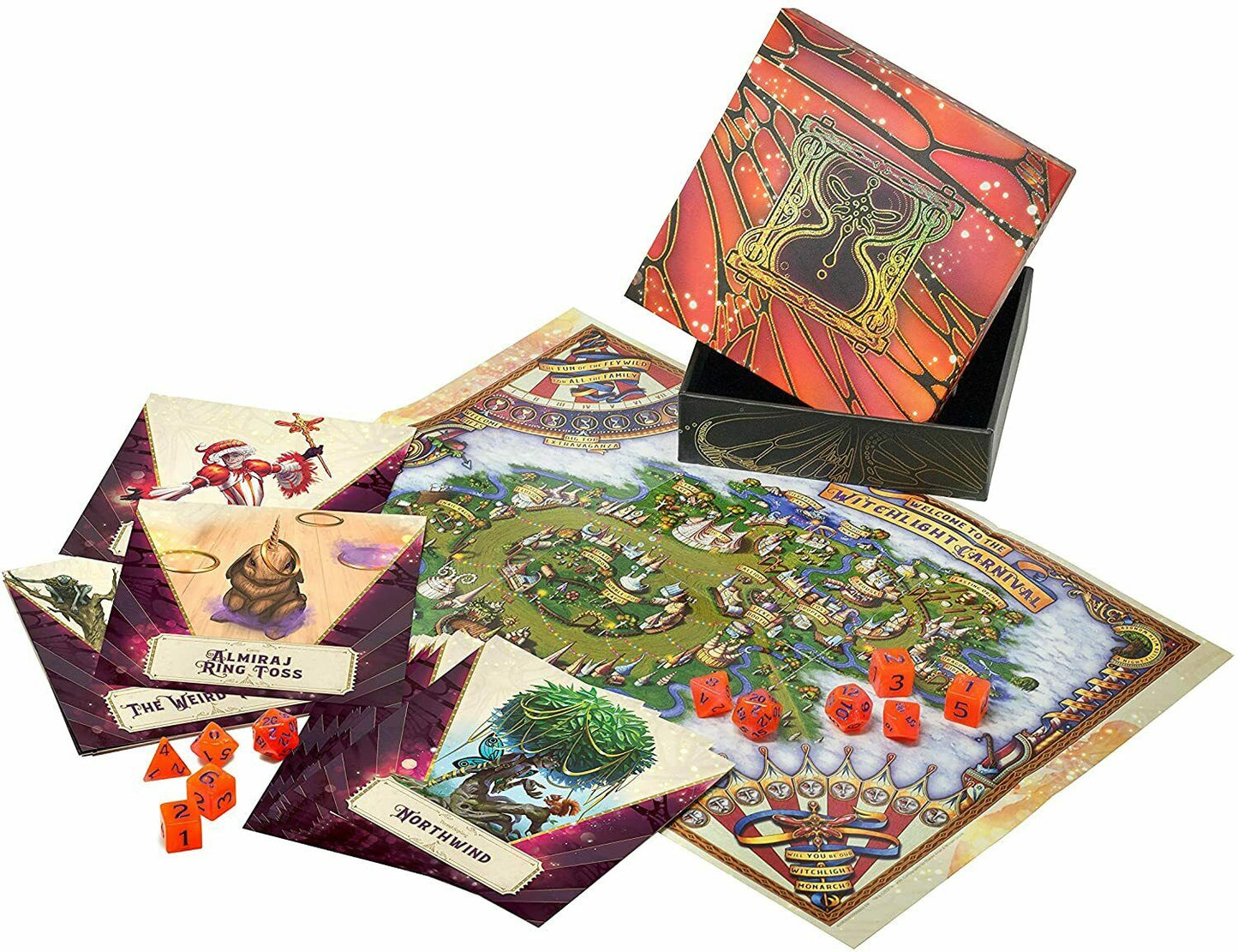 D&D The Witchlight Carnival Dice & Miscellany