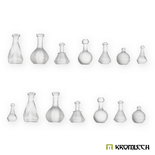 Transparent Alchemic Bottles (14)