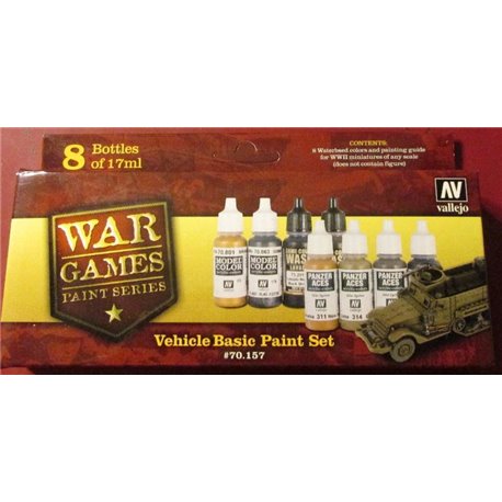 VAL War Games Series - Vehicle Basic Paint Set 70.157
