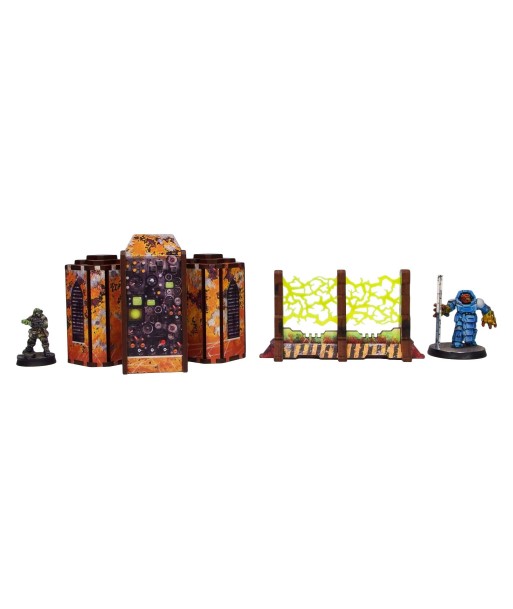 Warhammer 40K Imperial II Generatorium & Powered Fence (4)