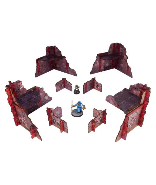 Warhammer 40K Imperial II Walls (8)