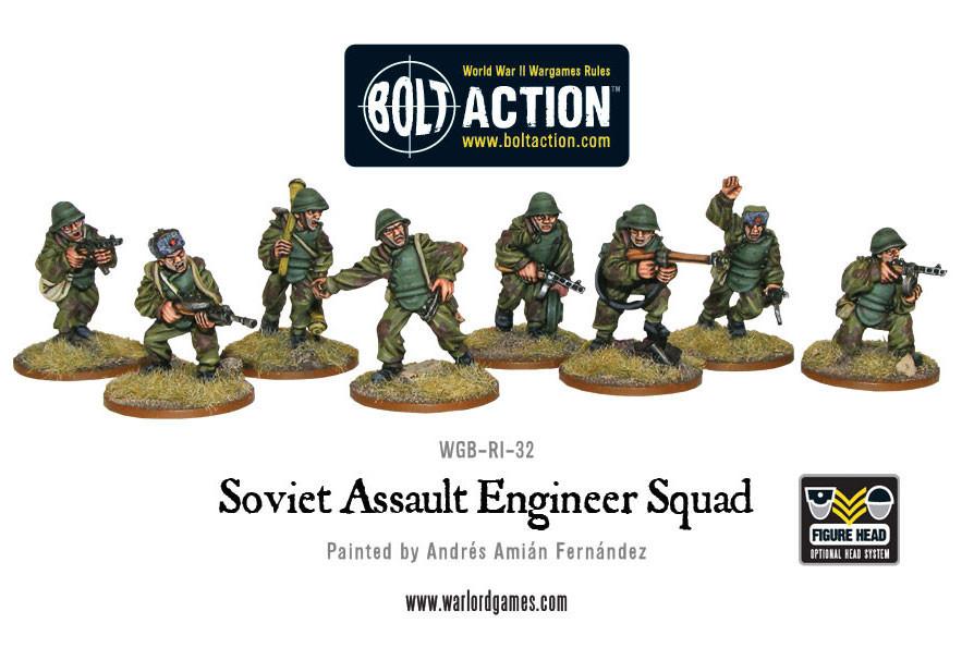 Bolt Action Soviet Assault Engineer Squad