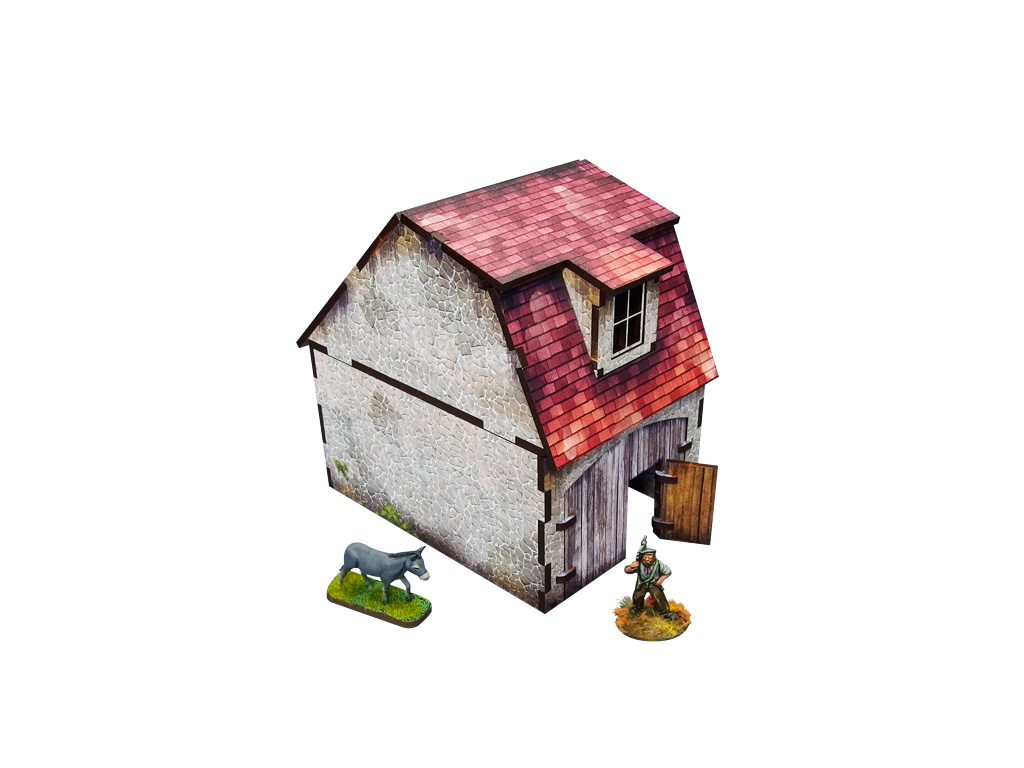 WW2 Normandy Coach House w. Chicken Coop