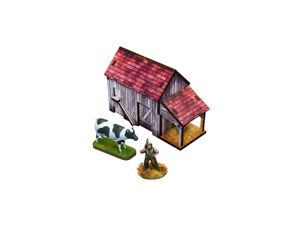 WW2 Normandy Coach House w. Chicken Coop