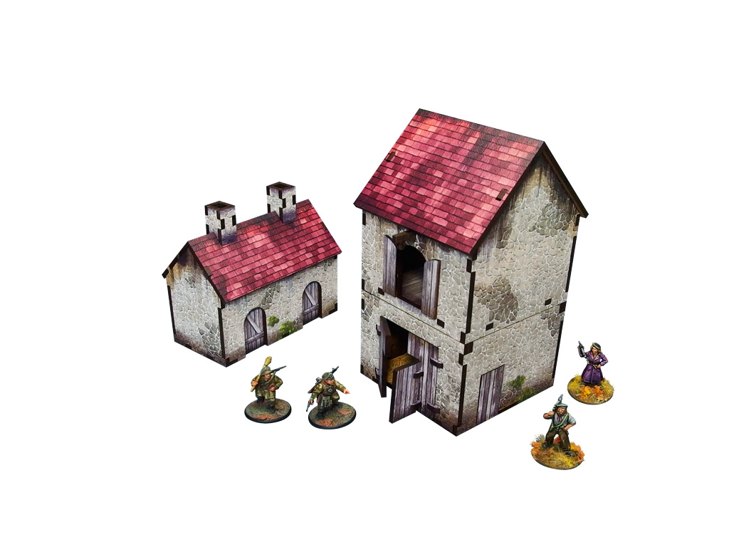 WW2 Normandy Homestead Village Outbuildings