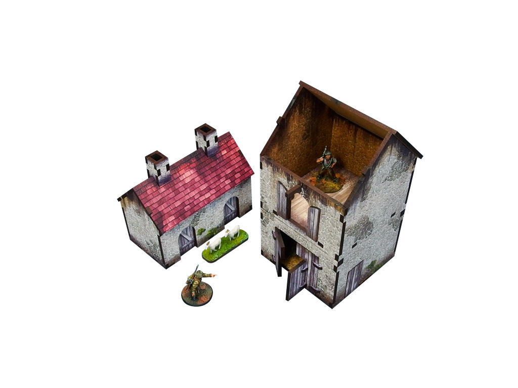 WW2 Normandy Homestead Village Outbuildings