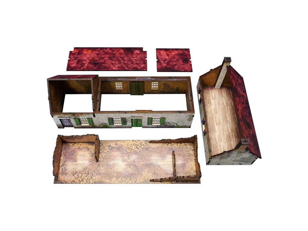 WW2 Normandy Homestead Village Outbuildings