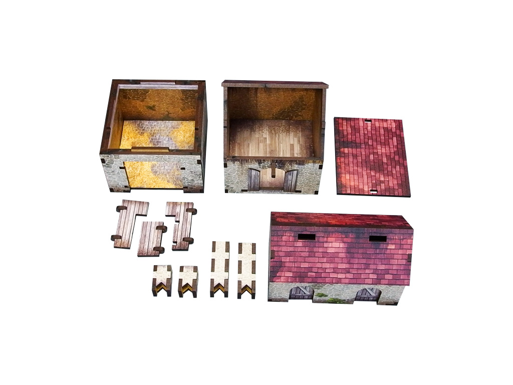 WW2 Normandy Homestead Village Outbuildings