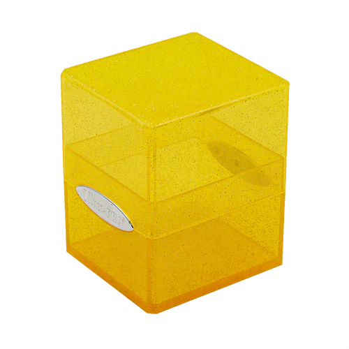 Satin Cube: Glitter Yellow