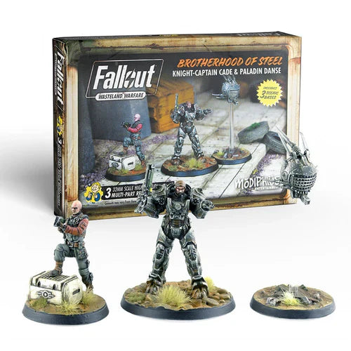 Fallout Brotherhood of Steel Knight-Captain Cade and Paladin Danse