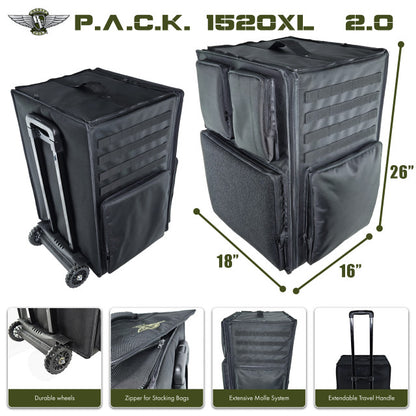 P.A.C.K. 1520XL 2.0 Empty (Black)