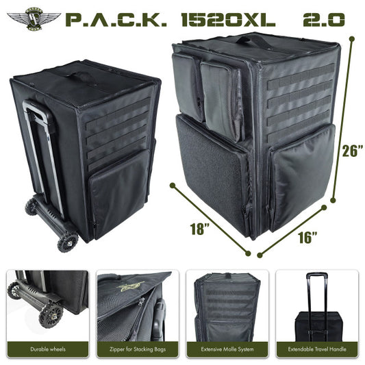 P.A.C.K. 1520XL 2.0 Empty (Black)