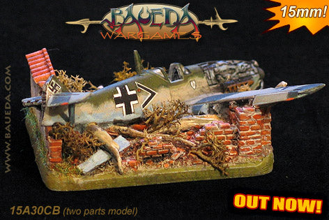 Objective Downed BF109-e + Small Base 15mm