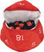 Dungeons & Dragons RPG: Red and White D20 Plush Dice Bag